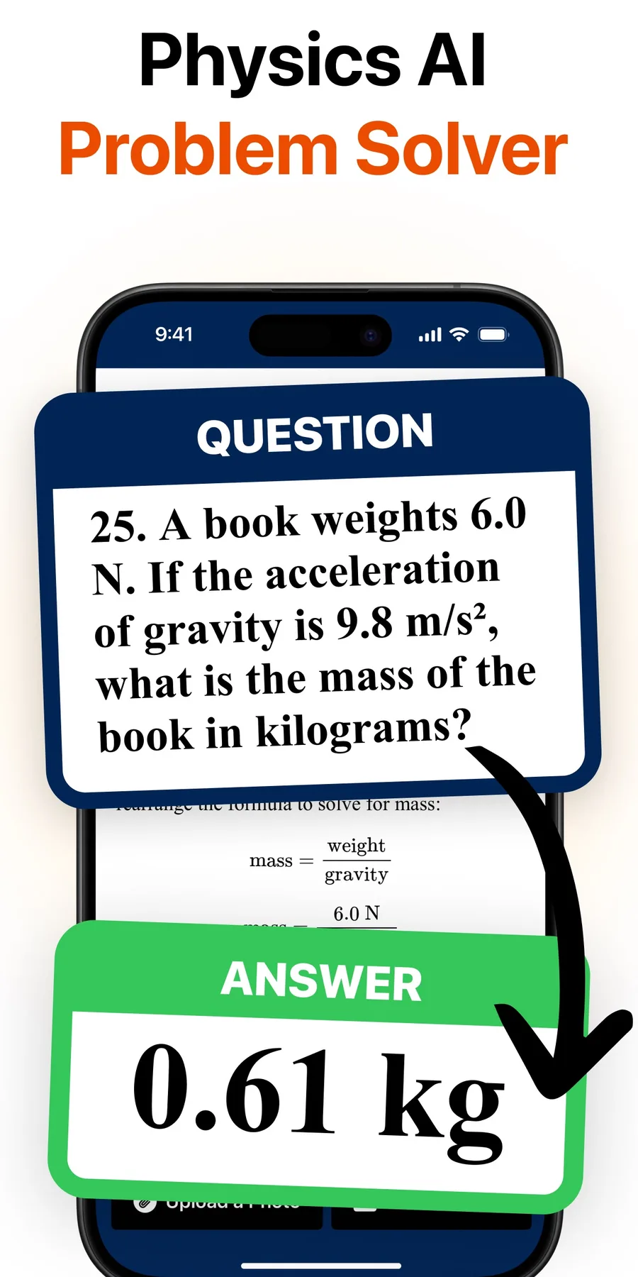 Physics AI photo problem solver